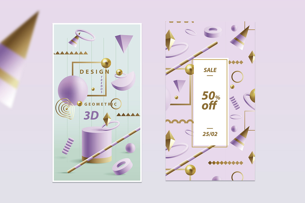 Illusion-Instagram Posts and Stories, a Social Media Template by Polar Vectors (Photo 12 of 20)