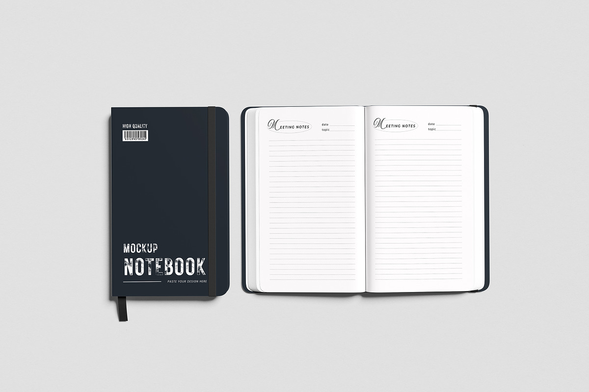 Notebook Mockup, a Books & Magazine Mockup by AnasStudio (Photo 5 of 5)