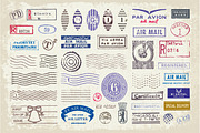 Vintage Postage Stamps And Ephemera, an Object Graphic by Digiselector Design Goods (Thumbnail 3 of 4)