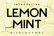 Lemon Mint, a Sans Serif Font by Fourteen Letter (Thumbnail 1 of 7)