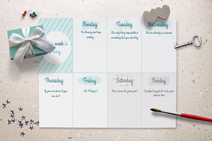 Weekly Planner Template