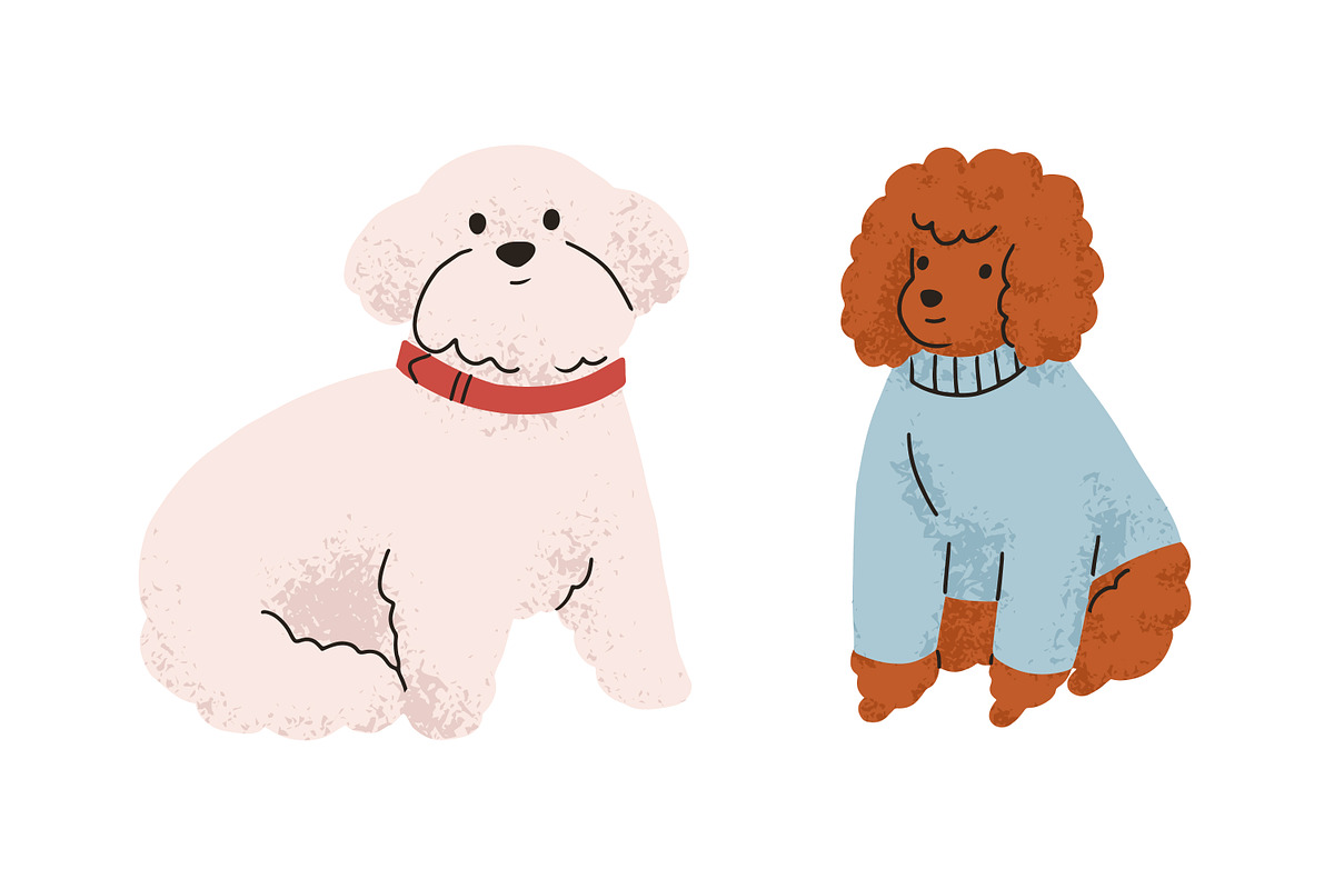 Cute dogs of different breeds set, an Animal Illustration by Good Studio (Photo 2 of 7)