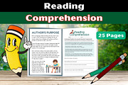 Reading comprehension passages pages, a Templates & Theme by Premium Digital Templates (Thumbnail 1 of 4)