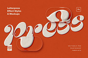 Letterpress Effect Mockup & Styles, a Layer Style Add-On by Creative Veila (Thumbnail 1 of 9)