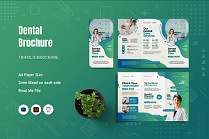 Dental Trifold Brochure, a Brochure Template by Fannan Studio