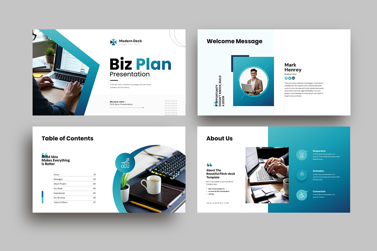 Business Plan Presentation Template, a Presentation Template by Studio Artisan (Photo 2 of 6)