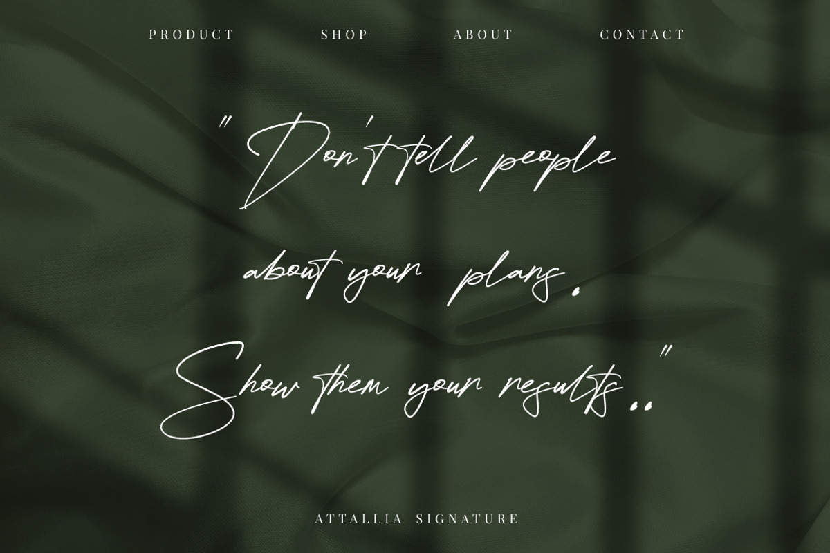 Attallia Signature Business Font, a Script Font by KennedyStudio (Photo 6 of 11)