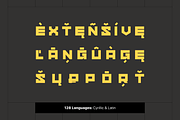 Gendred Squared Typeface, a Font by alpercakici (Thumbnail 3 of 11)