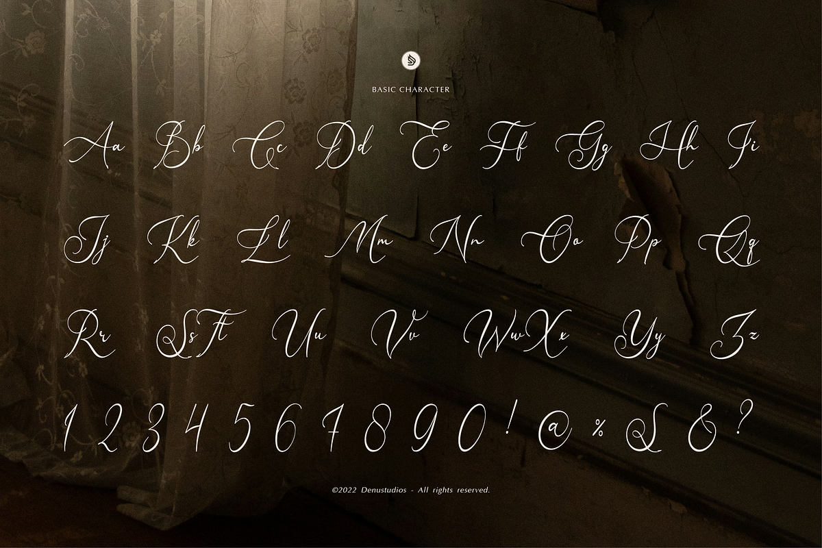 Gladyamor | Modern Calligraphy, a Script Font by Denustudios (Photo 10 of 12)