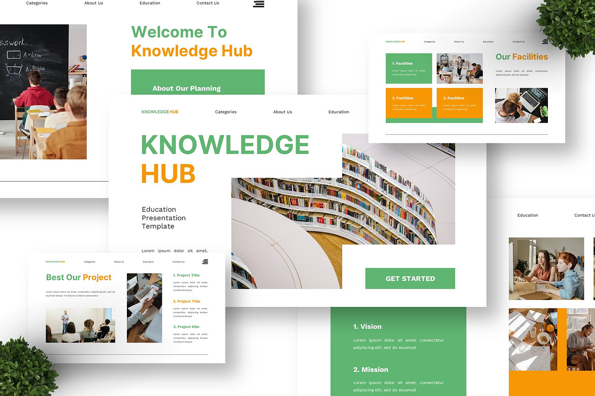 Knowledge Hub - Education GSL, a Presentation Template by Deepslide Studio (Photo 6 of 6)