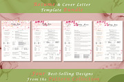 Resume CV Bundle Flower Collection, a Resume Template by Showy68 Template (Thumbnail 2 of 7)