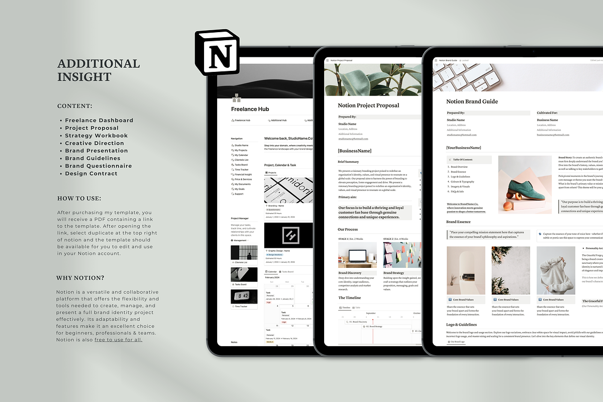 All-In-One Notion Branding Kit, a Templates & Theme by Swyn.Studio (Photo 11 of 11)