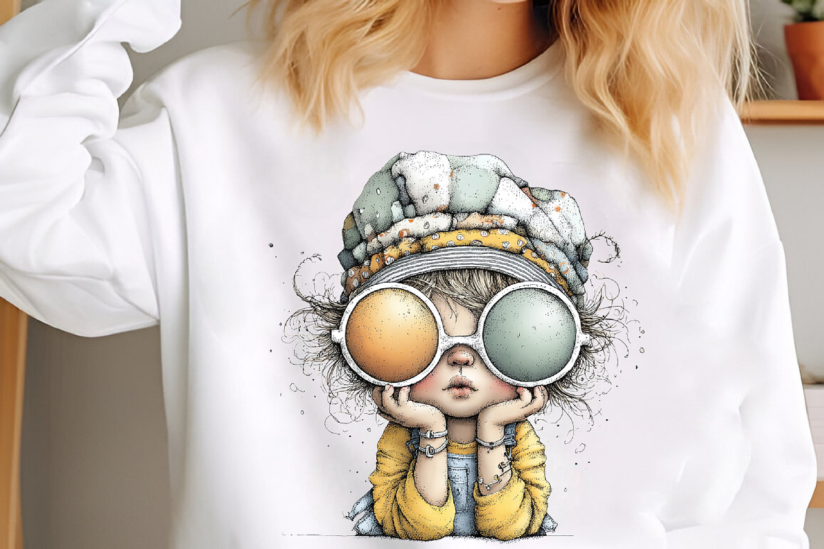 Whimsical Summer Kids Clipart, an Illustration by designcity5 (Photo 4 of 5)