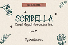 Scribella – Playful Handwritten Font
