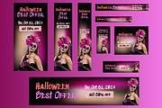 Halloween Best Offer Web Banner Ads, an UI Kit Template by CreativeShaper (Thumbnail 1 of 4)