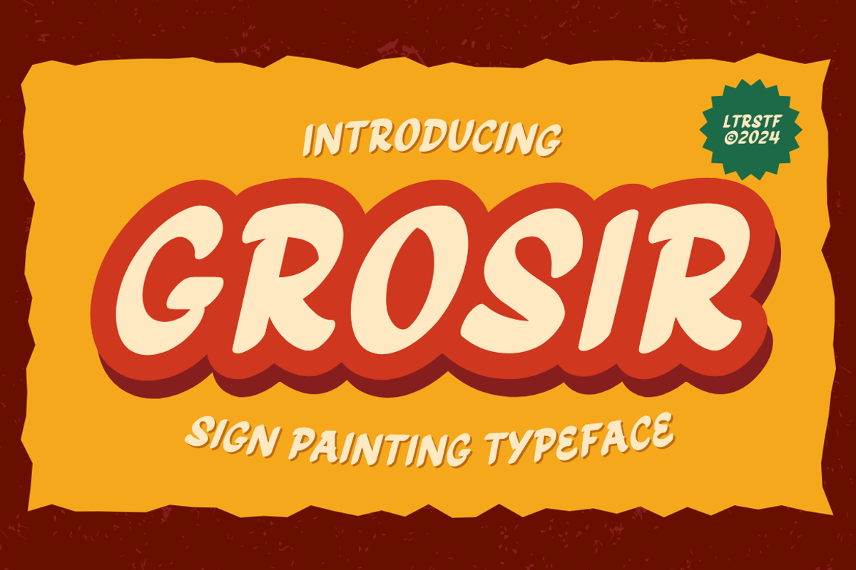Grosir | Grocery Font