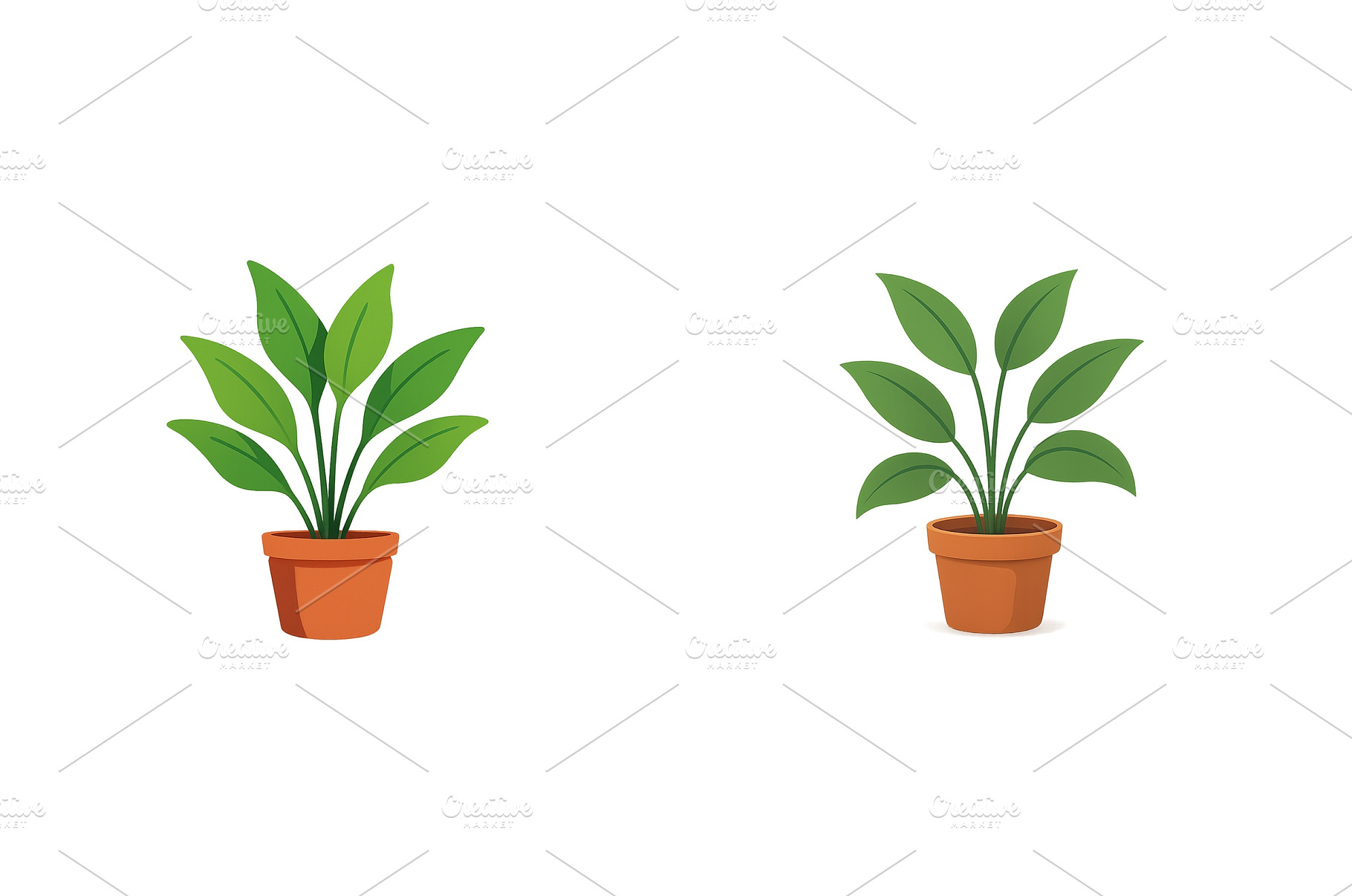 Indoor plants in terracotta pots, a Nature Photo by ZinetroN