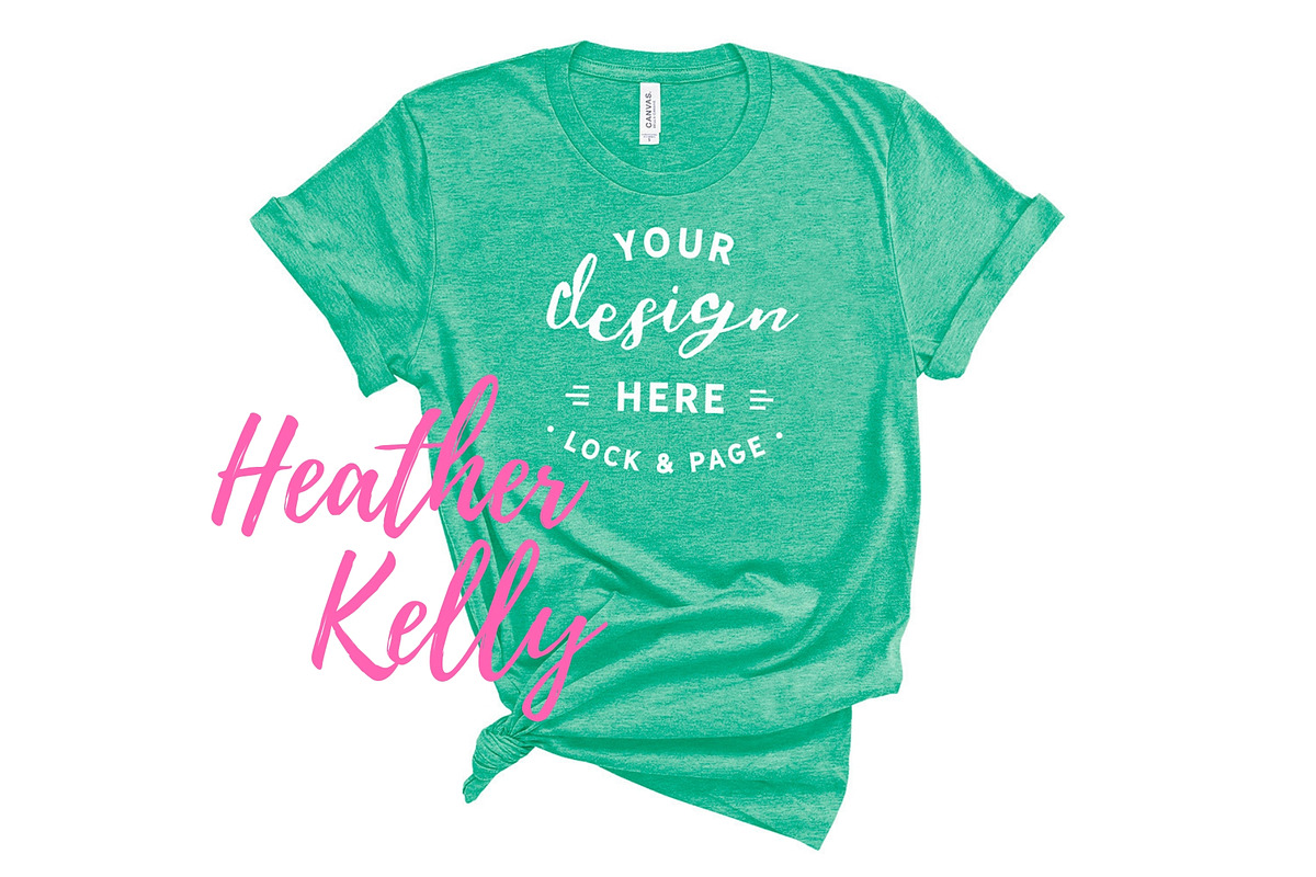 Bella Canvas TShirt Mockups On White, a Shirt Mockup by lock and page (Photo 91 of 92)