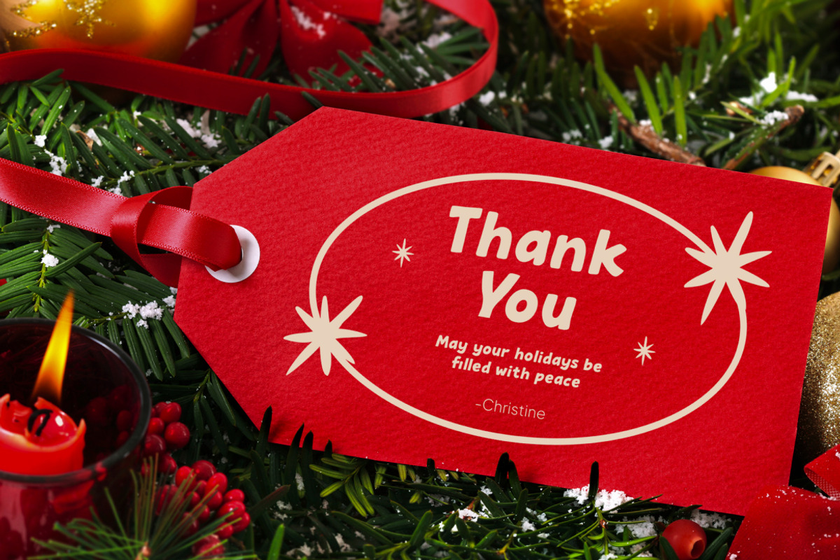 Merry Candy Christmas Font, a Handwritten Font by Vadovastd (Photo 7 of 7)