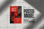 Poster Model mockup, an Advertising Mockup by Twins_studio926 (Thumbnail 2 of 5)