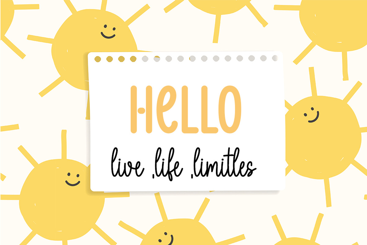 Yellow Sunshine Duo, a Font by DN Creative (Photo 5 of 8)