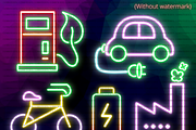 Neon Eco Bio PNG Clipart, an Education Illustration by Lenninator Digital (Thumbnail 3 of 7)