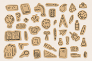 Kraft Paper Scrapbook Doodle Clipart, a Decorative Illustration by Anna Studio (Thumbnail 11 of 12)