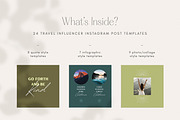 Instagram Influencer Post Templates, a Social Media Template by Ashley DeMeyere (Thumbnail 3 of 5)