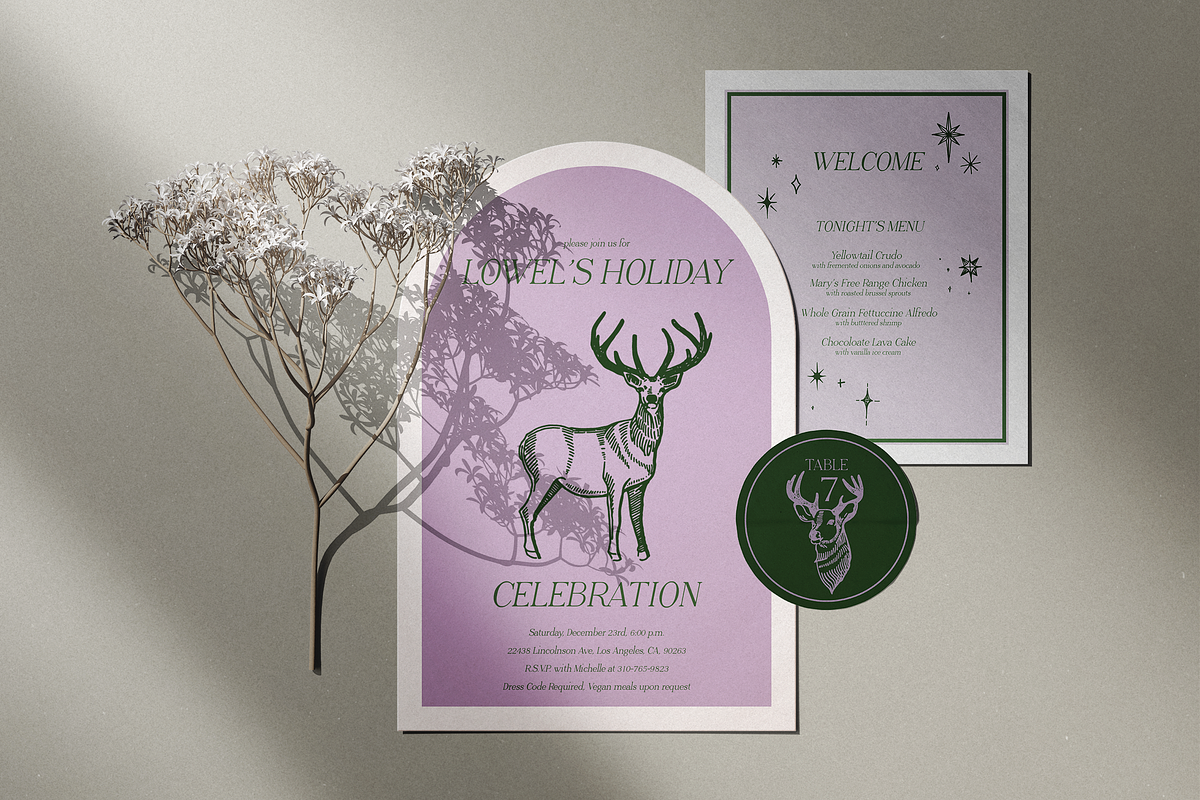 Winter Illustration Pack - Vintage, an Animal Illustration by Eldorado Design Co. (Photo 7 of 7)