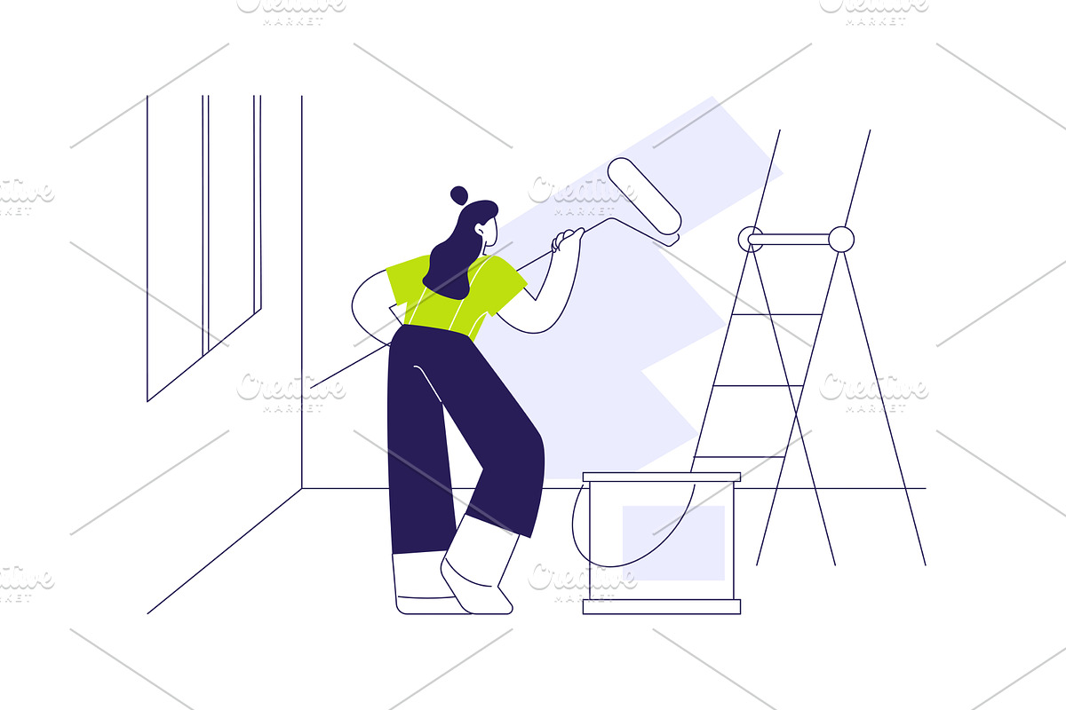 Professional wall painting abstract, an Object Illustration by Visual Generation