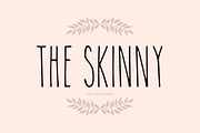 The Skinny Font, a Sans Serif Font by Jusebox (Thumbnail 1 of 3)