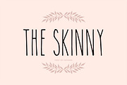 The Skinny Font, a Sans Serif Font by Jusebox