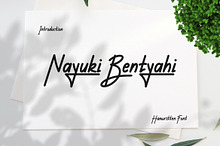 Nayuki Bentyahi - Handwritten Font