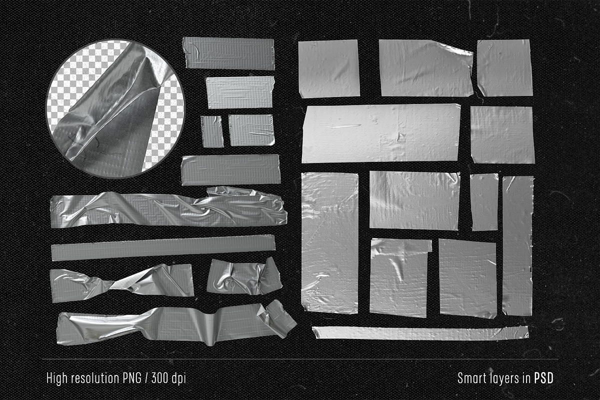 Tapes pack HQ 80+ items, an Object Graphic by DSGN HUB (Photo 2 of 5)
