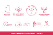 110 Thin Lines Animals Vector Icons, an Outline Icon by FourLeafLover (Thumbnail 8 of 14)