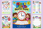 Clock Faces: Quarter Hours, a Stationery Template by Designmela01 (Thumbnail 6 of 6)