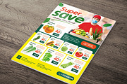Supermarket Grocery Flyer Template, a Flyer Template by jobnabru (Thumbnail 2 of 2)
