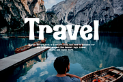 Wishgo Nature - Travel Font, a Sans Serif Font by QR Design Studio (Thumbnail 12 of 12)