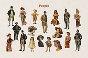 80 Vintage Collage Creator, an Object Graphic by Nova Studio (Thumbnail 2 of 9)