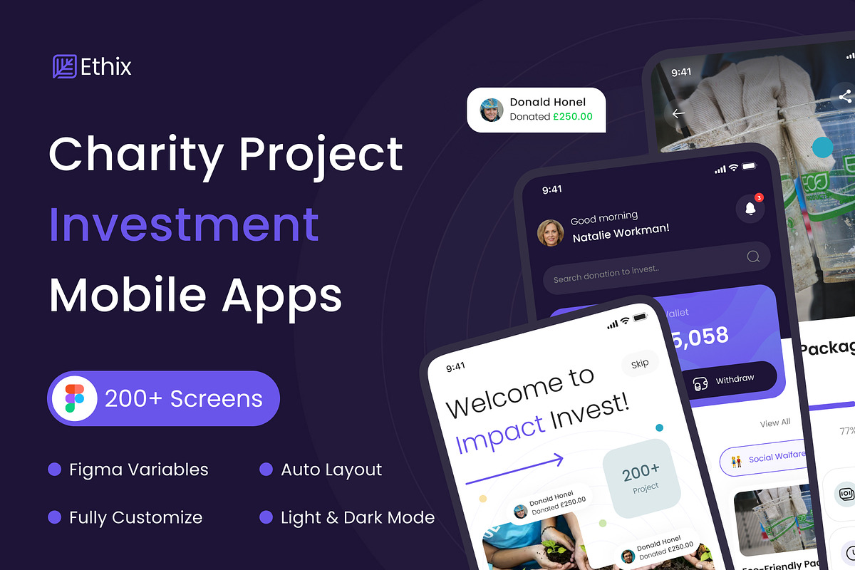 Ethix App - Invest with Purpose, a Templates & Theme by hencyp (Photo 1 of 6)