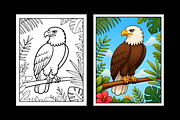 Jungle Animal Coloring Book for Kids, an Animal Illustration by Ink Gallery (Thumbnail 5 of 7)