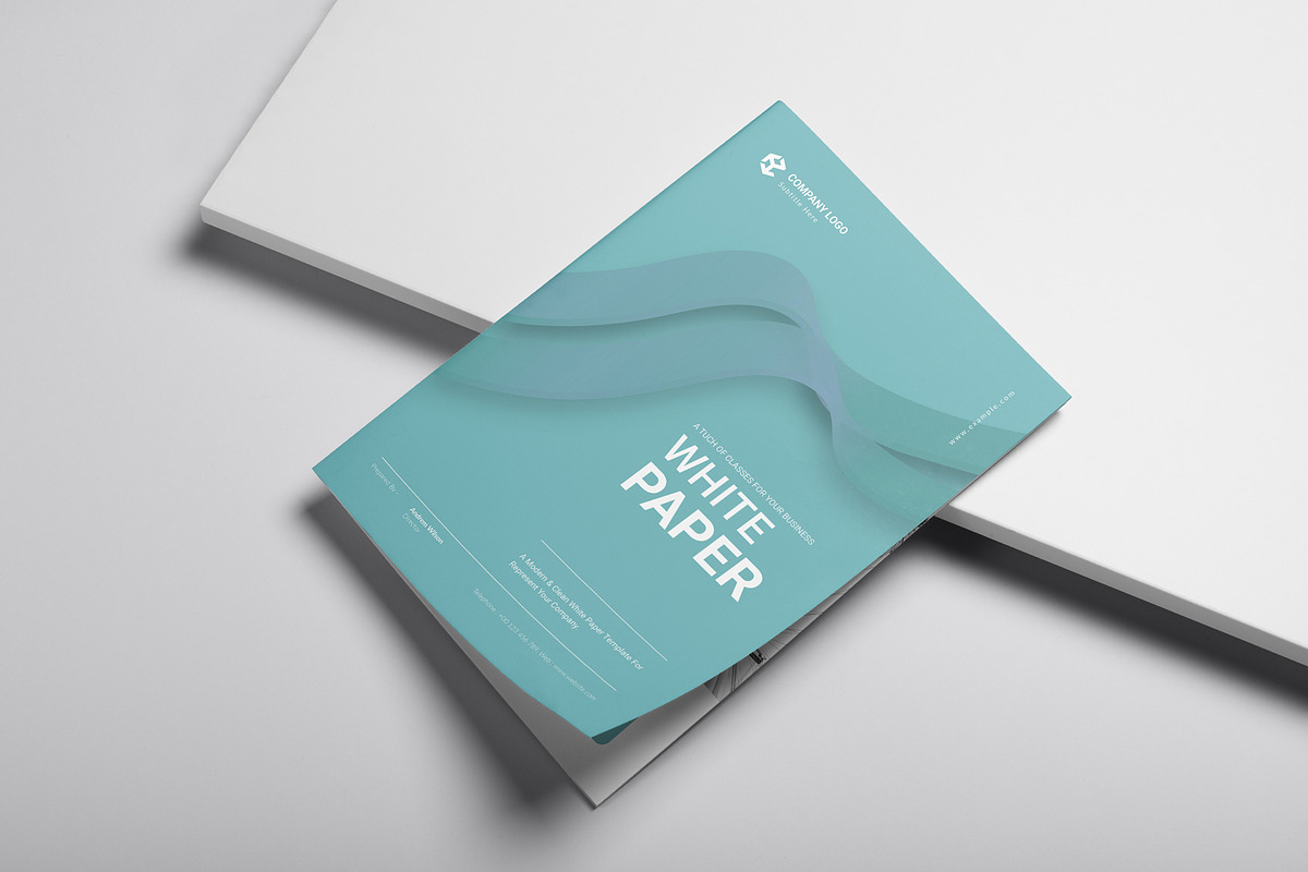 Business White Paper Template, a Brochure Template by DesignCrest (Photo 3 of 13)
