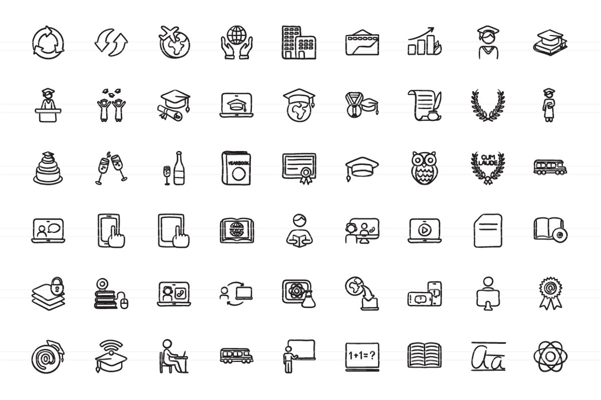 2100 Hand drawn vector icons, an Outline Icon by Visual Generation (Photo 10 of 43)