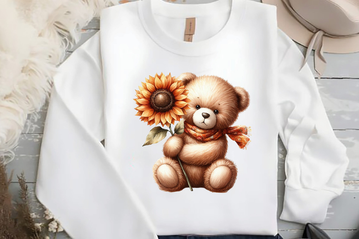 Nursery Teddy Bear Boho Clipart, an Illustration by DreamCafeArt (Photo 5 of 5)