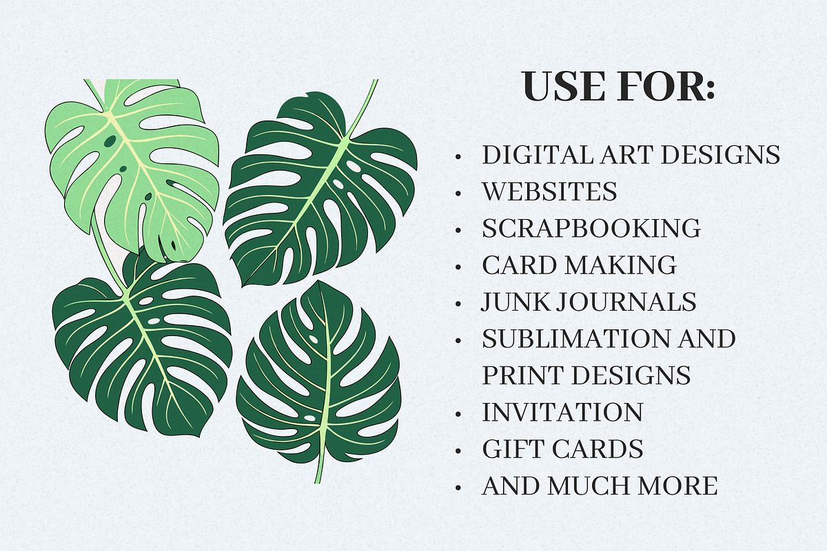 Green Leaves Watercolor Clipart, an Illustration by Helospace (Photo 8 of 10)