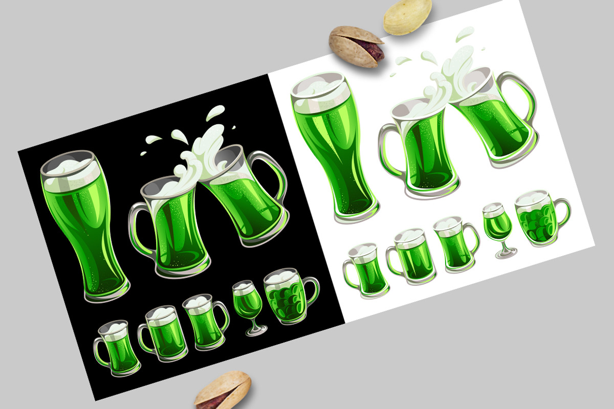 Green Beer, an Object Graphic by Yulia Ogneva (Photo 2 of 5)