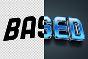 Based 3D editable text effect, a Layer Style Add-On by Hello Muh (Thumbnail 2 of 2)