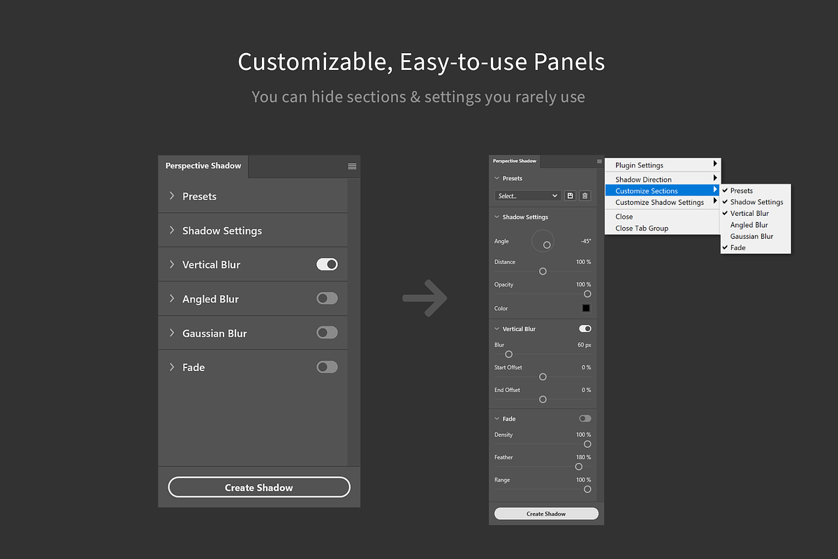 Shadowify 2 - Blur & Shadow Plugin, a Plug-in Add-On by h3design (Photo 6 of 9)