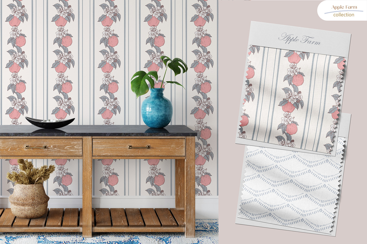 Apple Farm - Seamless Patterns, a Pattern Graphic by InaCorart (Photo 3 of 10)