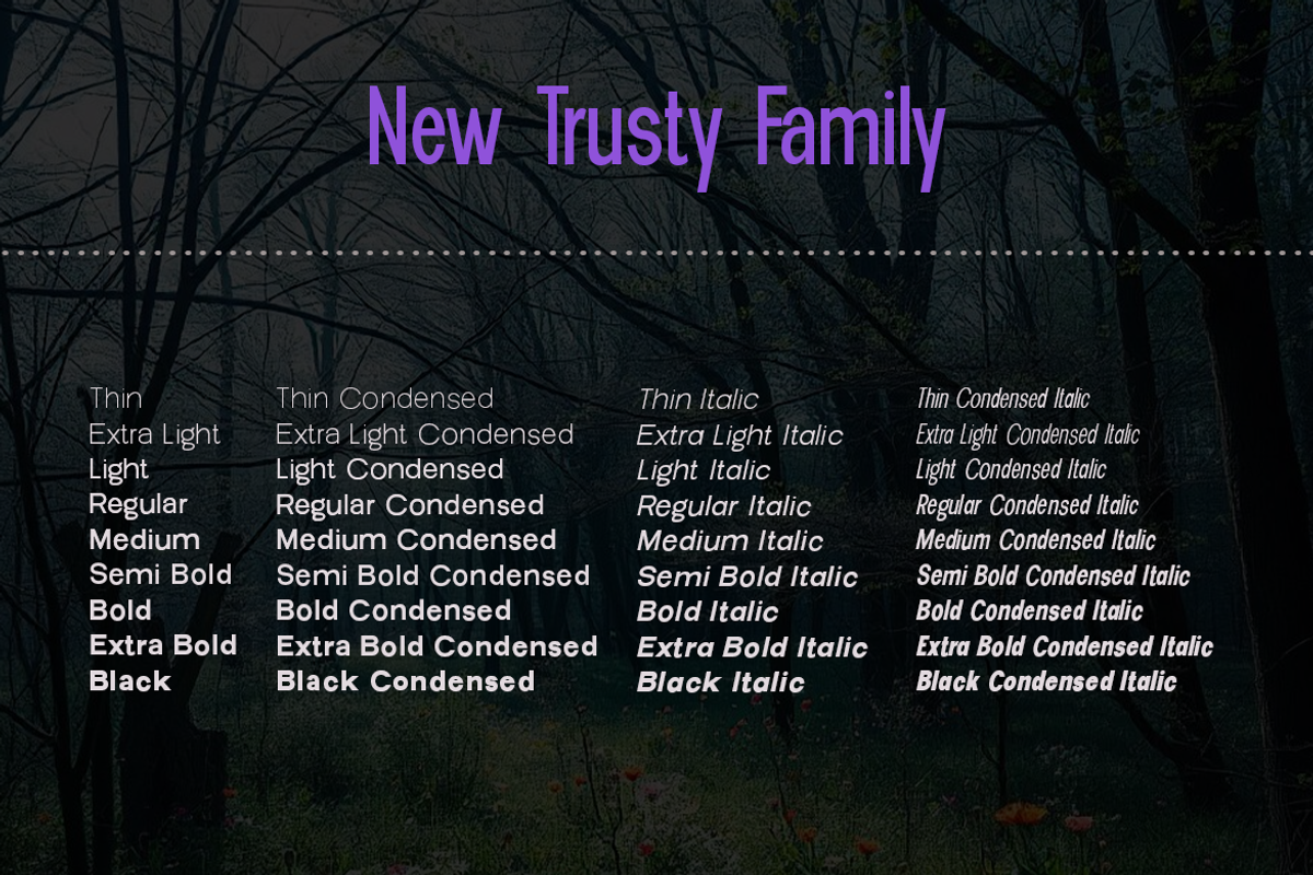 New Trusty, a Sans Serif Font by groens (Photo 4 of 6)